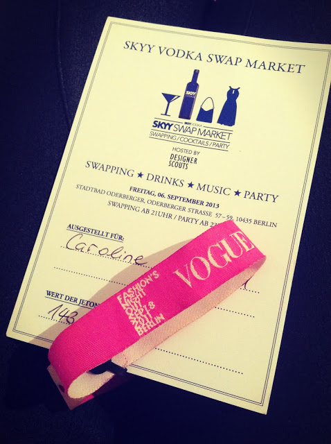 Skyy Vodka Swap Market 2013, berlin music week 2013, VOGUE Fashion Night out,American Apparel, & other stories und Forever 21